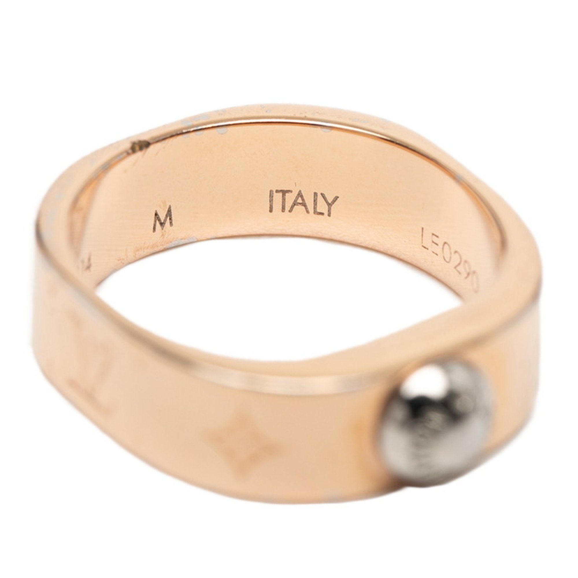 Louis Vuitton Louis Vuitton Berg Nanogram Ring #M MO0214 Pink Gold Plated Women's LOUIS VUITTON Size ONE SIZE - 7 Thumbnail