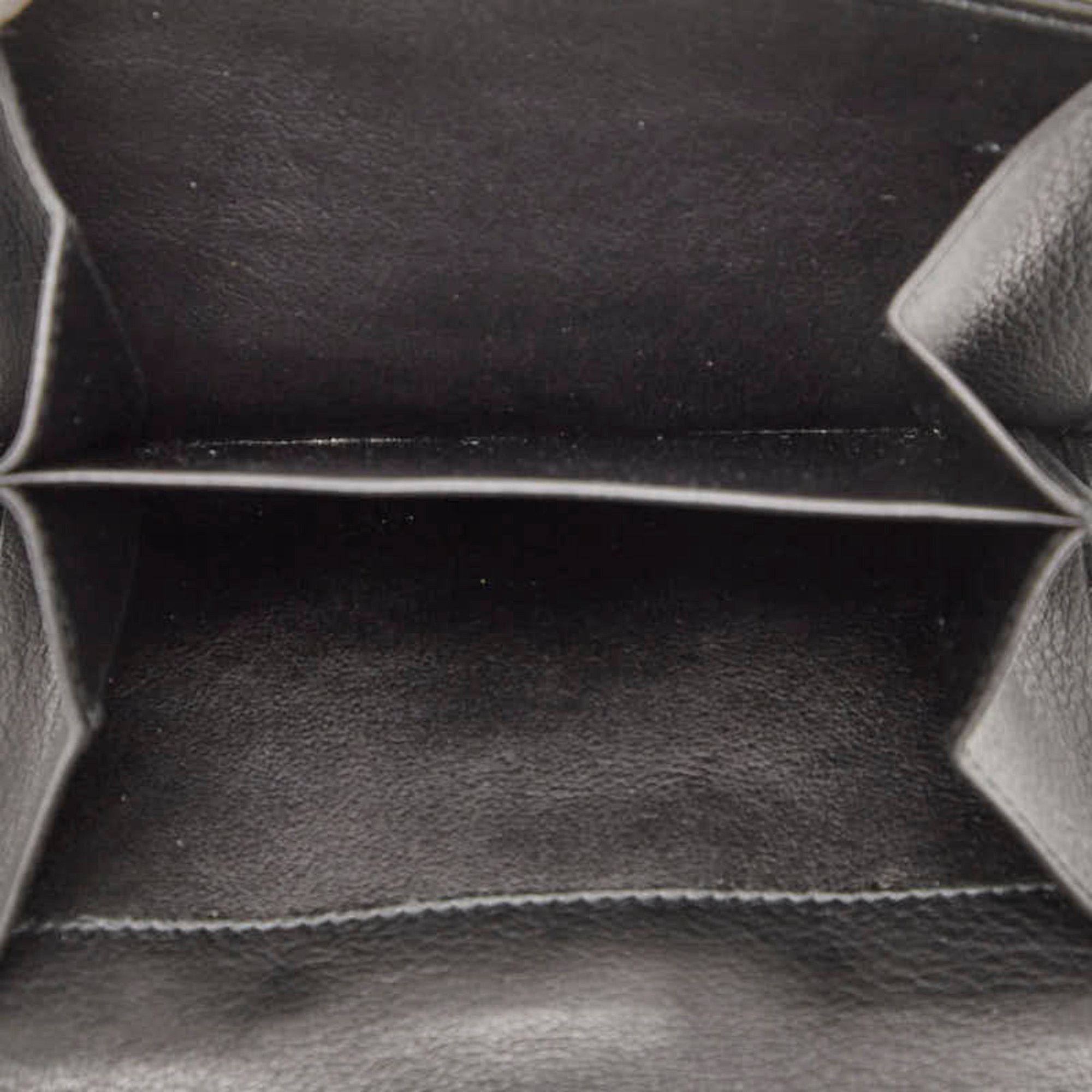 Loewe LOEWE Anagram Bifold Wallet Black Leather Women's Size ONE SIZE - 7 Thumbnail