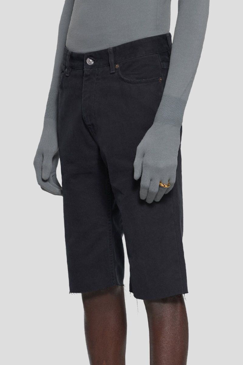 Balenciaga Slim Fit Denim Shorts in black Size US 36 / EU 52 - 2 Thumbnail