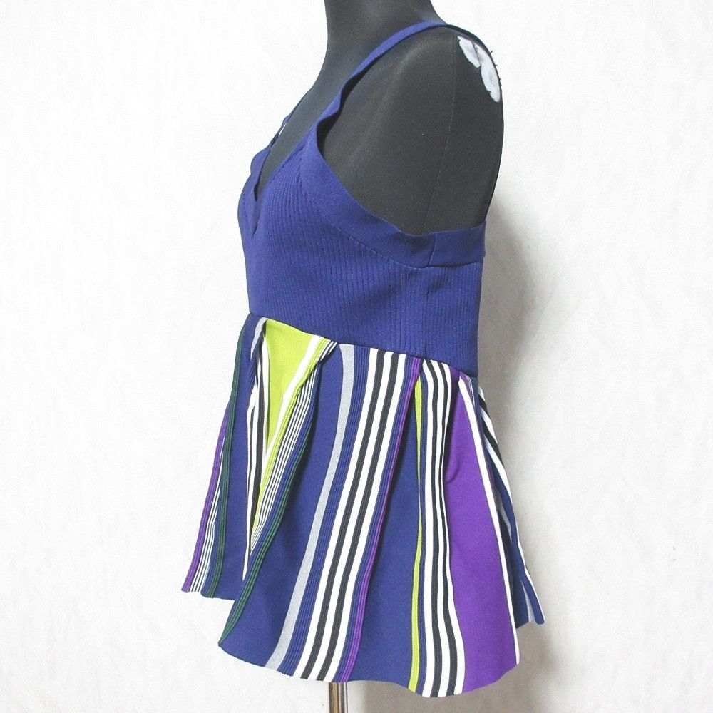 Other Other UN3D. Multistripe Knit Bustier Cotton Tops 522312601201 DUTY FREE for USA Size ONE SIZE - 3 Thumbnail