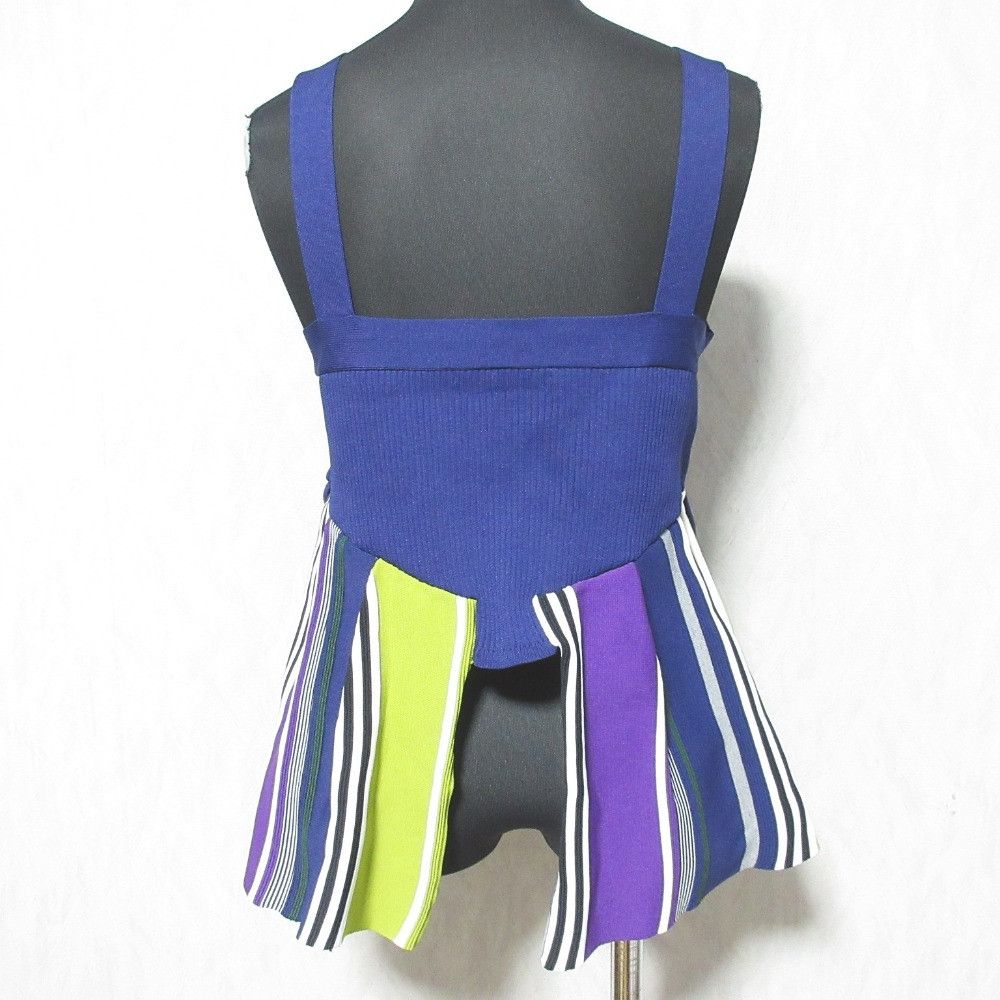 Other Other UN3D. Multistripe Knit Bustier Cotton Tops 522312601201 DUTY FREE for USA Size ONE SIZE - 2 Thumbnail