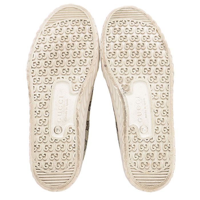 Gucci Gucci Gucci GG Monogram Canvas Suede Sneakers Canvas Shoes 738992 DUTY FREE for USA Size ONE SIZE - 9 Thumbnail