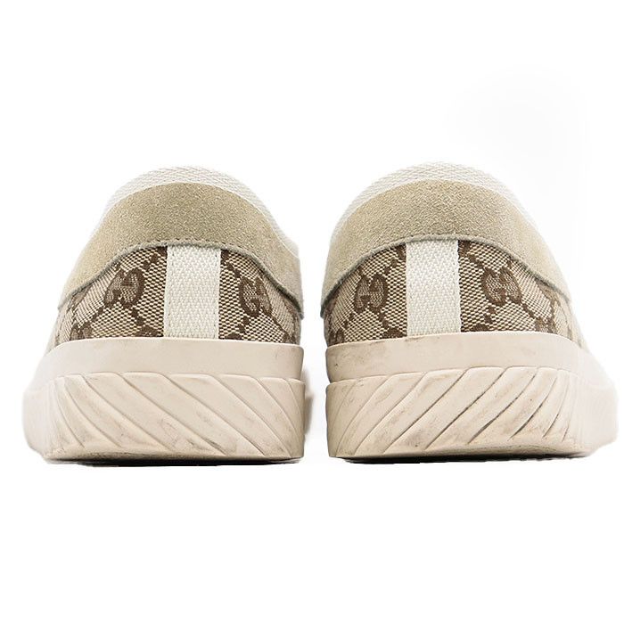Gucci Gucci Gucci GG Monogram Canvas Suede Sneakers Canvas Shoes 738992 DUTY FREE for USA Size ONE SIZE - 6 Thumbnail