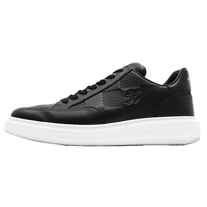 Louis Vuitton Louis Vuitton Louis Vuitton Beverly Hills Line Damier Leather Sneakers Canvas Shoes DUTY FREE for USA Size ONE SIZE - 4 Thumbnail