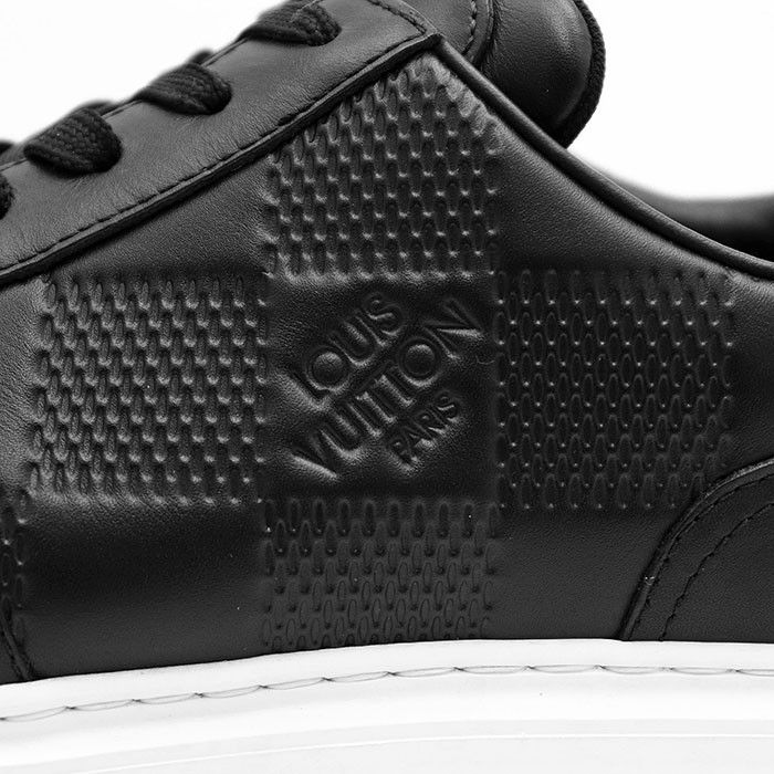 Louis Vuitton Louis Vuitton Louis Vuitton Beverly Hills Line Damier Leather Sneakers Canvas Shoes DUTY FREE for USA Size ONE SIZE - 5 Thumbnail