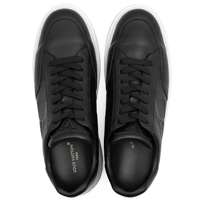 Louis Vuitton Louis Vuitton Louis Vuitton Beverly Hills Line Damier Leather Sneakers Canvas Shoes DUTY FREE for USA Size ONE SIZE - 6 Thumbnail
