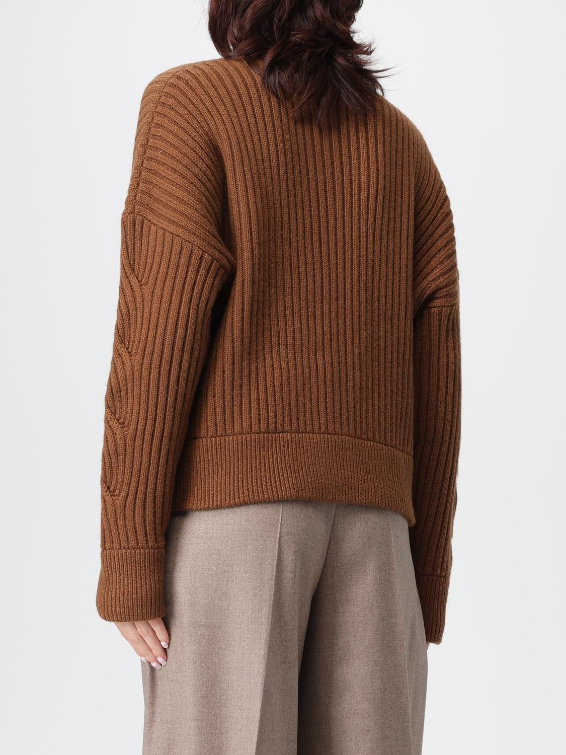 Max Mara Max Mara Sweater Woman Brown Size L / US 10 / IT 46 - 3 Thumbnail