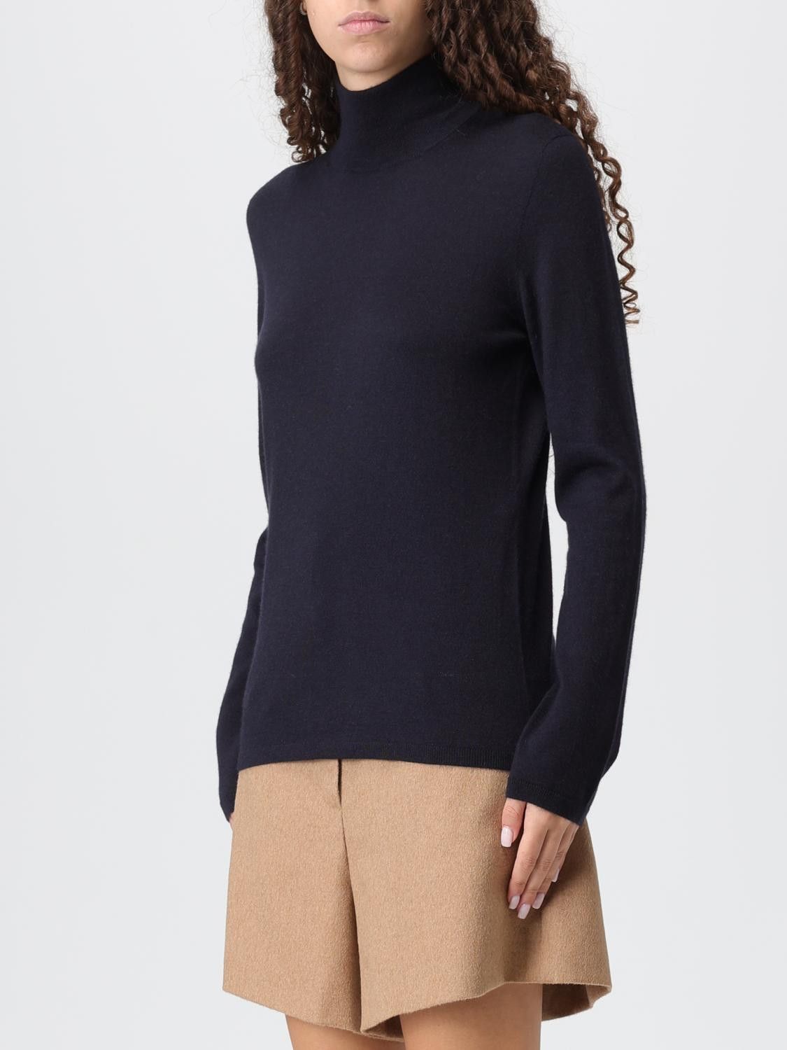 Max Mara Max Mara Sweater Woman Blue Size L / US 10 / IT 46 - 4 Thumbnail