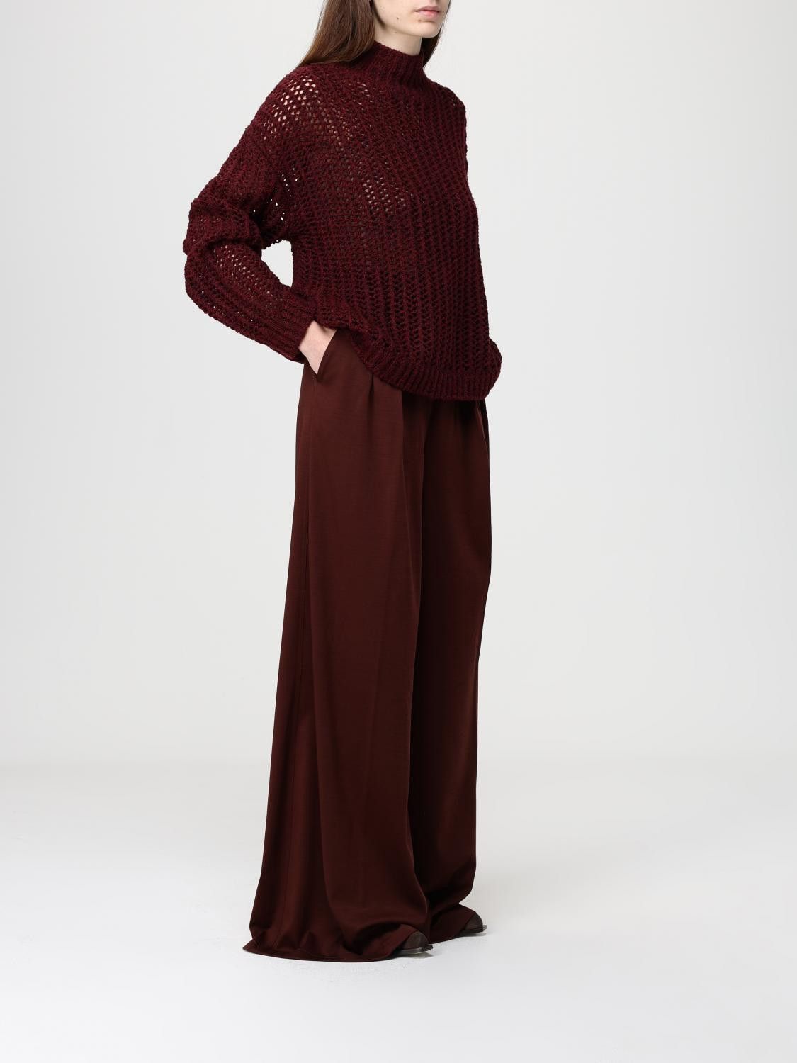 Max Mara Max Mara Sweater Woman Cherry Size XS / US 0-2 / IT 36-38 - 2 Thumbnail