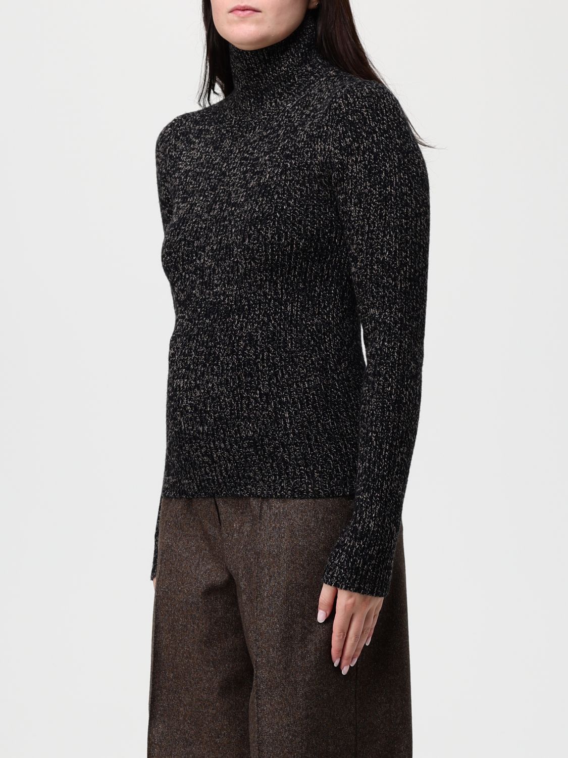 Max Mara Max Mara Sweater Woman Black Size L / US 10 / IT 46 - 4 Thumbnail