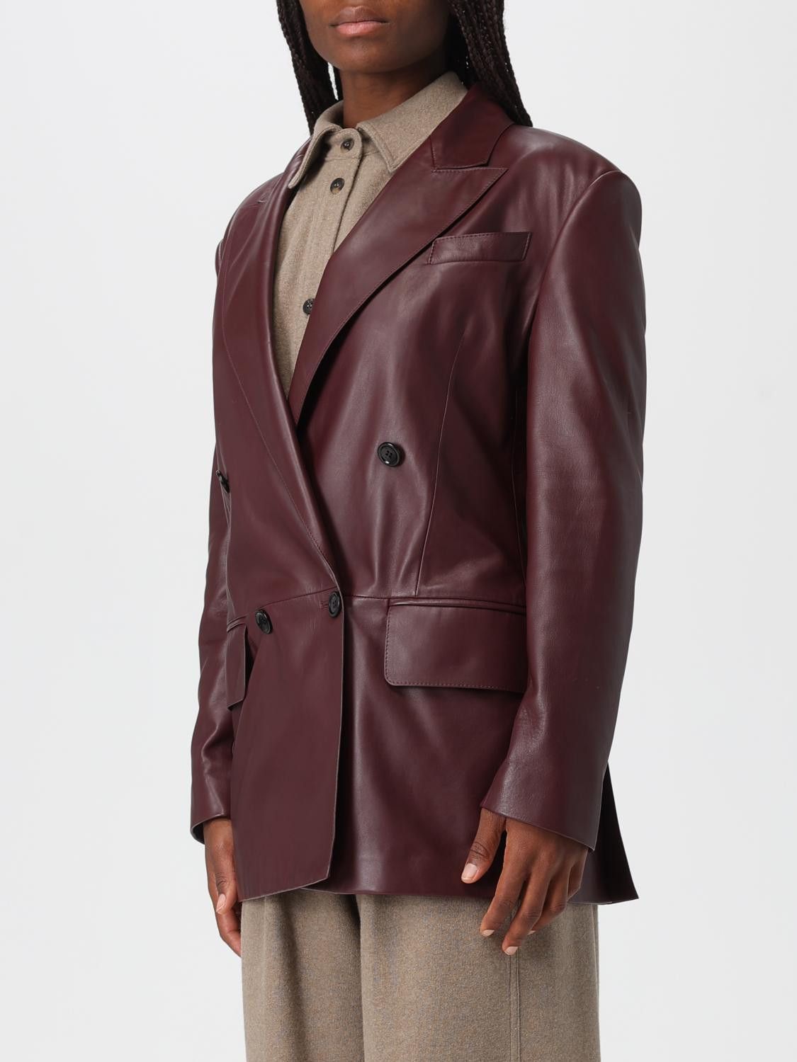 Max Mara Max Mara Jacket Woman Cherry Size S / US 4 / IT 40 - 4 Thumbnail