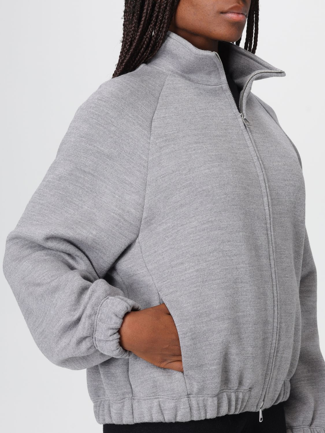 Max Mara Max Mara Sweatshirt Woman Grey Size S / US 4 / IT 40 - 4 Thumbnail