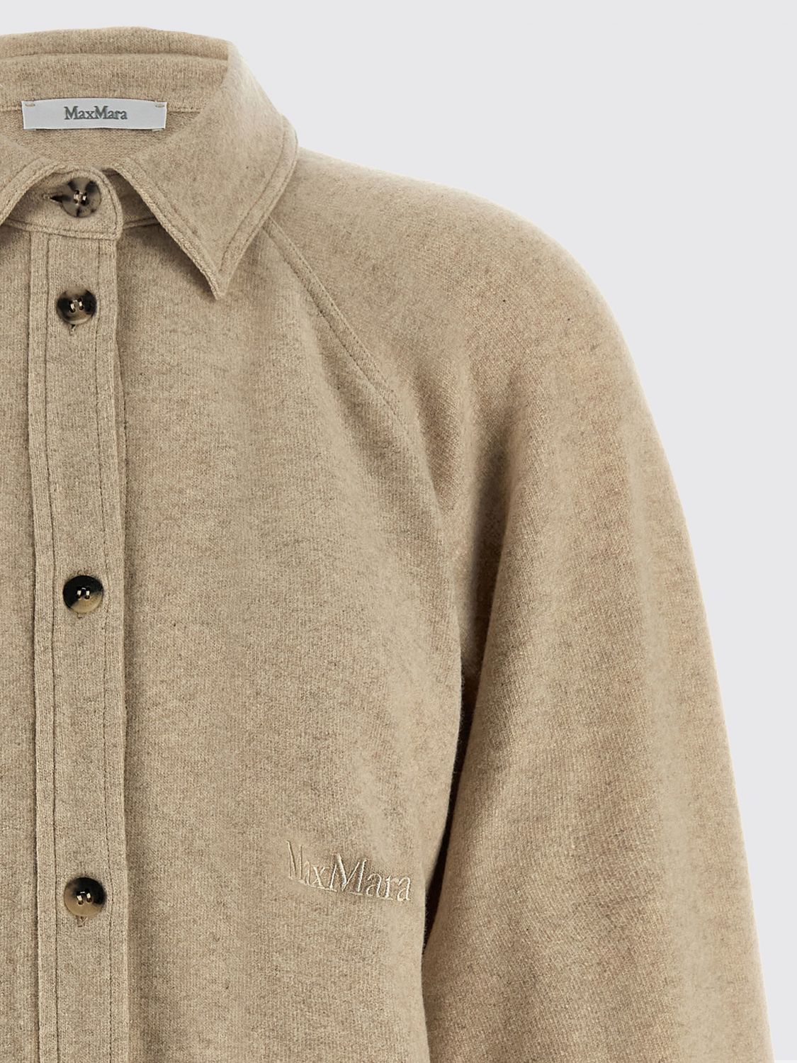 Max Mara Max Mara Shirt Woman Sand Size M / US 6-8 / IT 42-44 - 3 Thumbnail