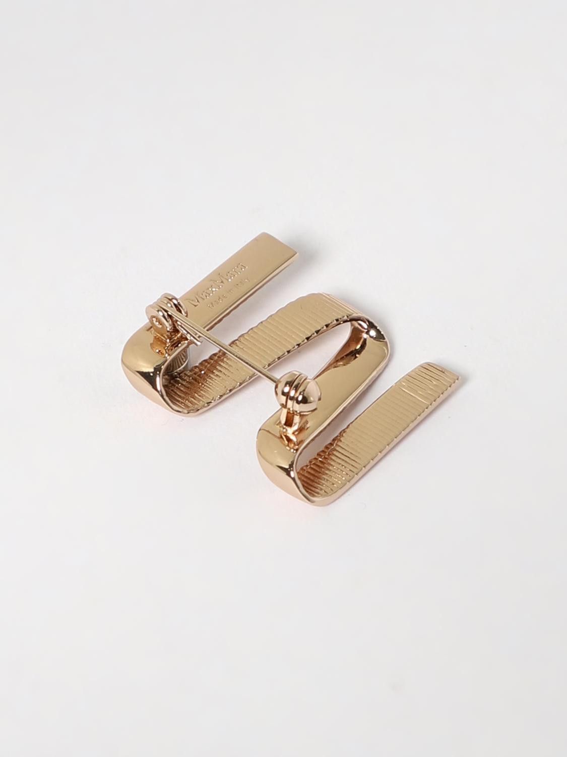 Max Mara Max Mara Brooch Woman Bronze Size ONE SIZE - 2 Thumbnail