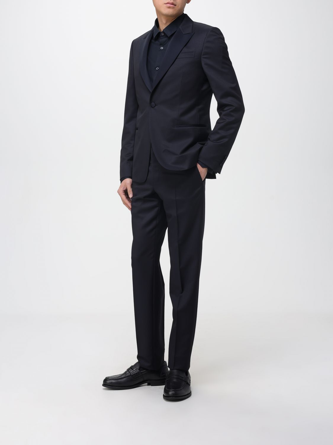 Ermenegildo Zegna Zegna Suit Men Navy Size US M / EU 48-50 / 2 - 2 Thumbnail