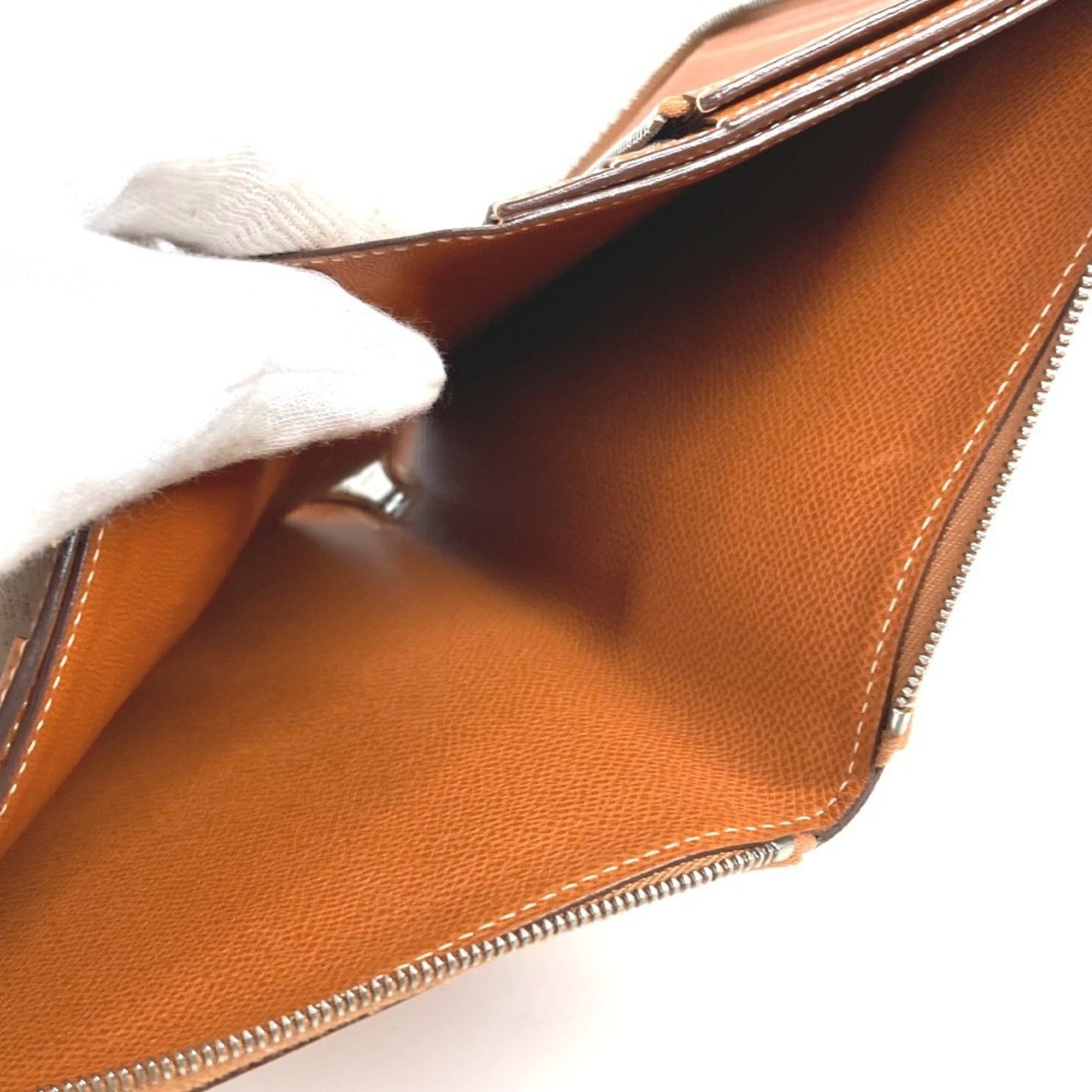 Hermes HERMES Azap Combined Long Wallet with Round Zipper Travel Case, Epson, Gold, for Men and Women Size ONE SIZE - 16 Thumbnail