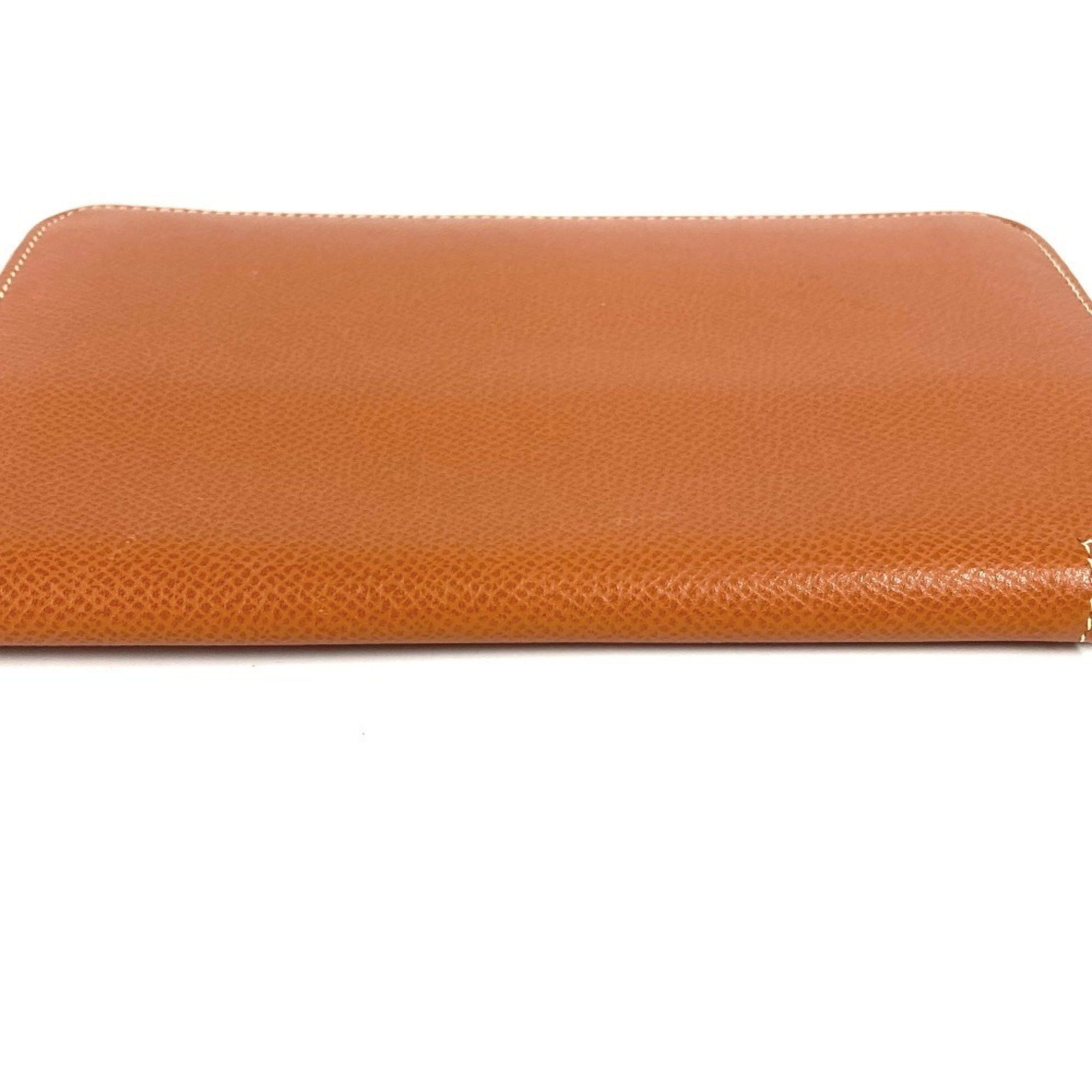 Hermes HERMES Azap Combined Long Wallet with Round Zipper Travel Case, Epson, Gold, for Men and Women Size ONE SIZE - 8 Thumbnail