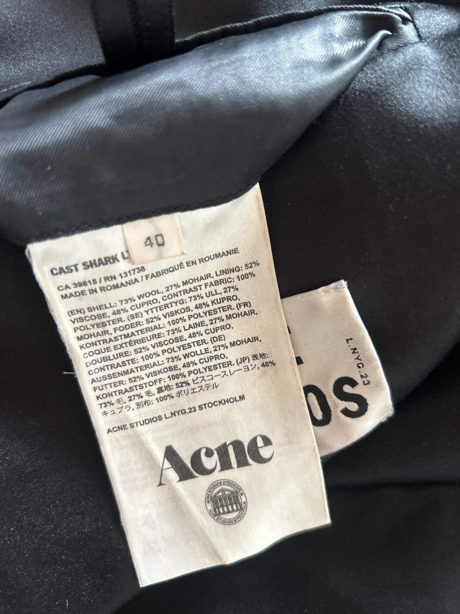 Acne Studios Acne Studios Blazer Size M / US 6-8 / IT 42-44 - 3 Thumbnail