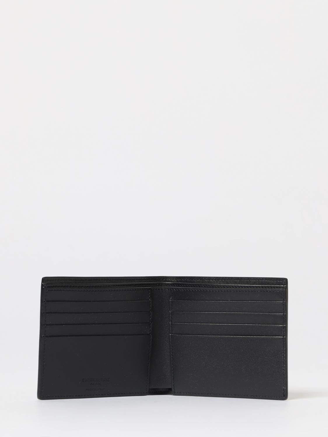 Saint Laurent Paris Saint Laurent Wallet Men Black Size ONE SIZE - 2 Thumbnail