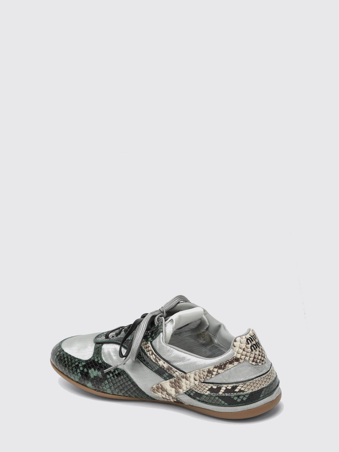 Miu Miu Miu Miu Sneakers Woman Grey Size US 8 / IT 38 - 3 Thumbnail