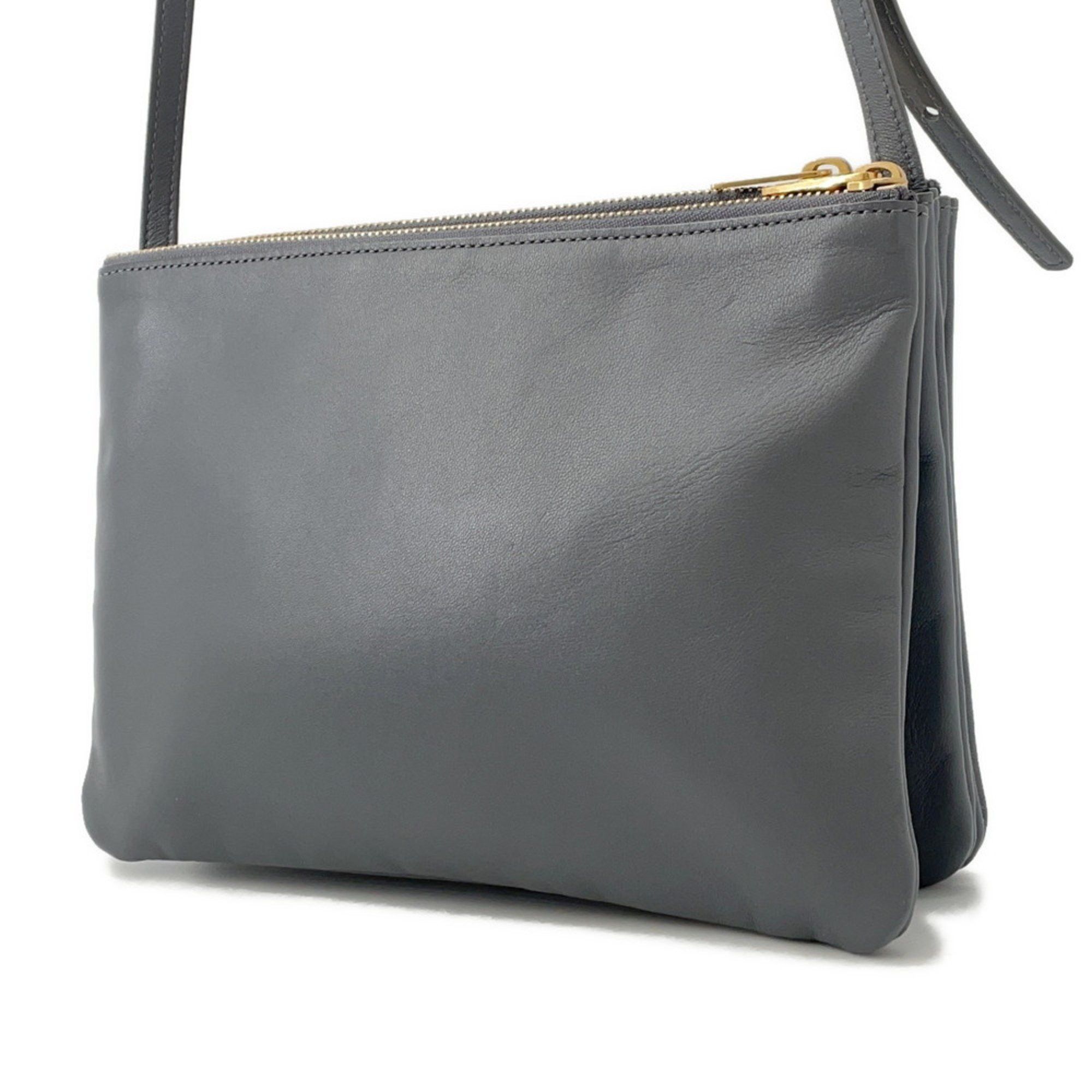 Celine Trio Large Leather Shoulder Bag 171453 CELINE