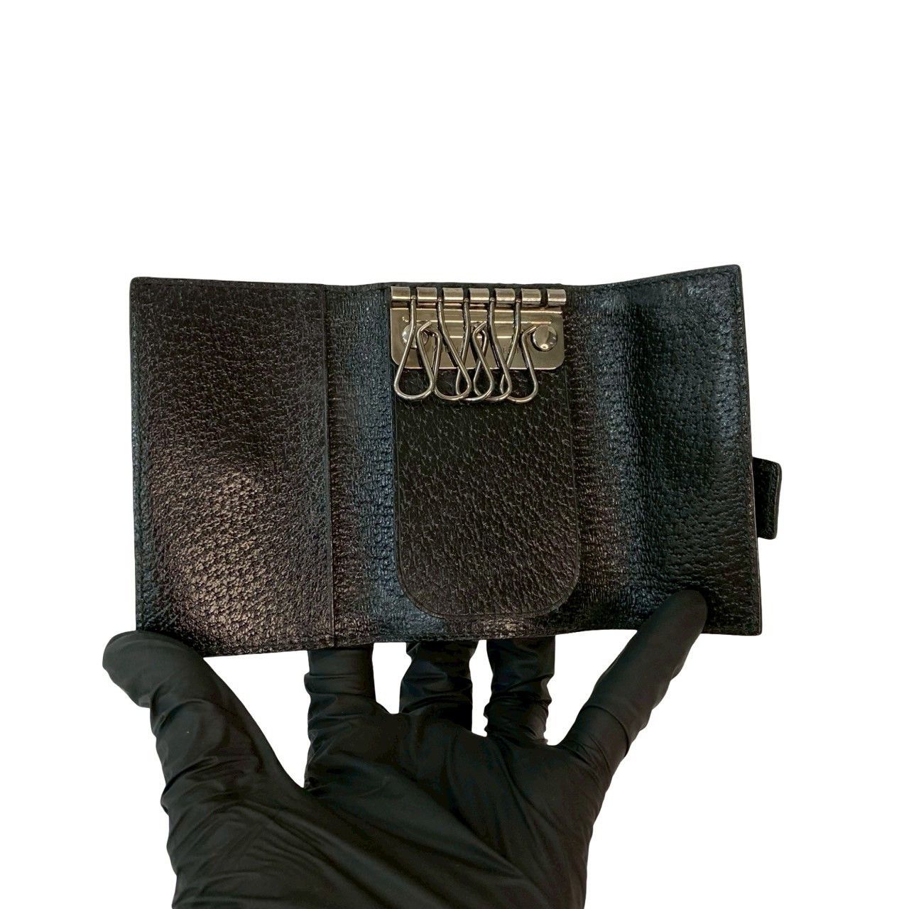 Gucci Gucci Gucci Leather Nylon Key Case Leather Key case DUTY FREE for USA Size ONE SIZE - 8 Thumbnail