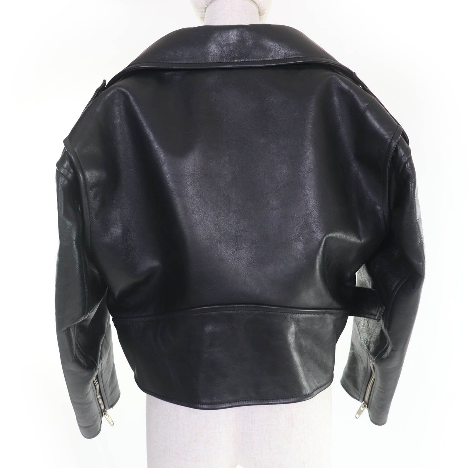 Balenciaga Balenciaga Balenciaga Leather Jacket Leather Outerwear DUTY FREE for USA Size ONE SIZE - 3 Thumbnail