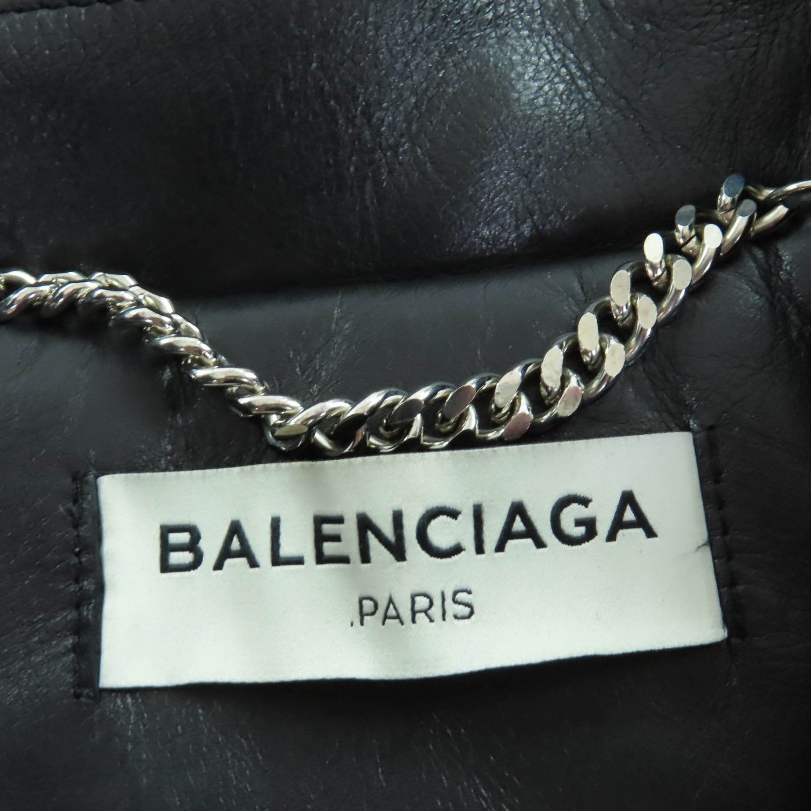 Balenciaga Balenciaga Balenciaga Leather Jacket Leather Outerwear DUTY FREE for USA Size ONE SIZE - 9 Thumbnail