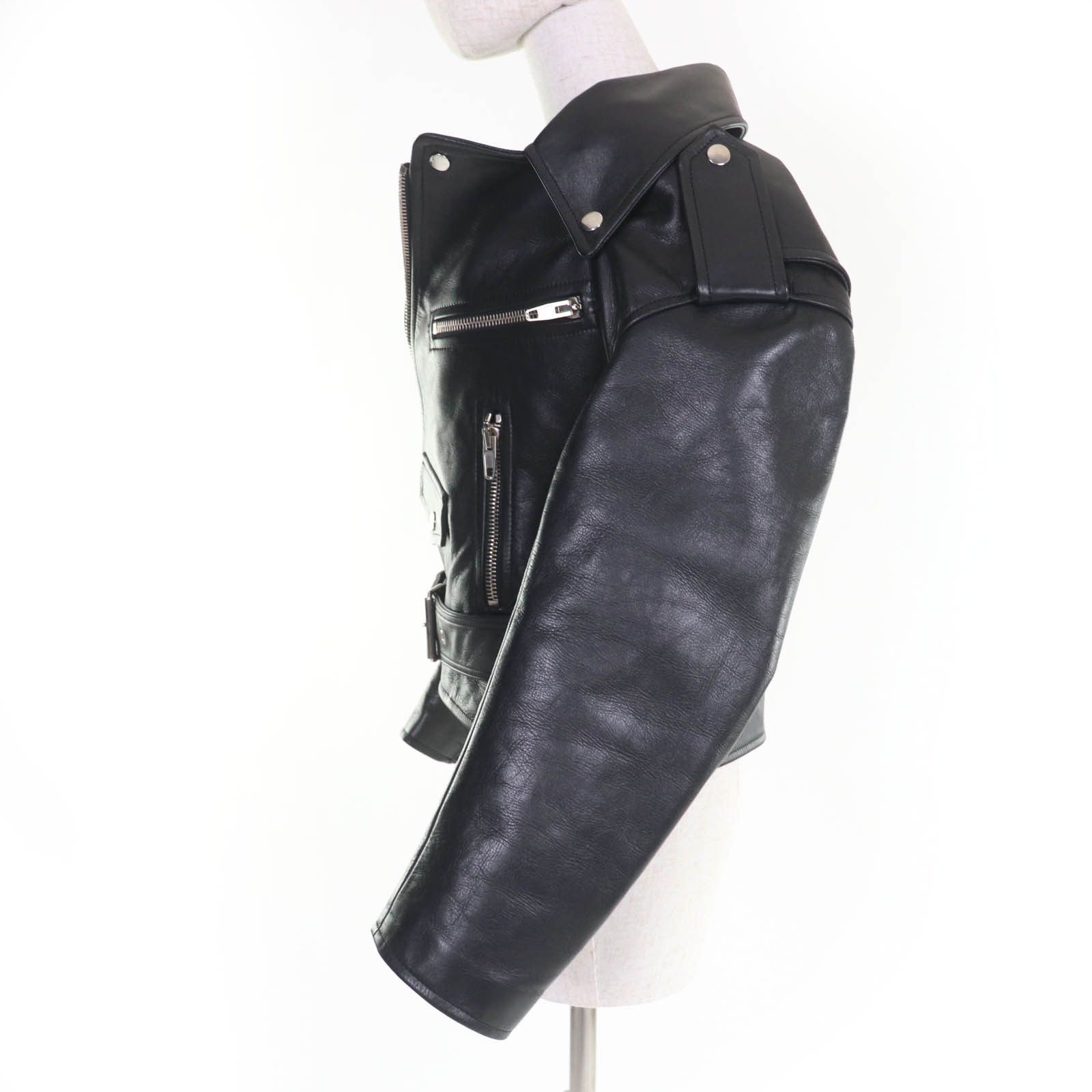 Balenciaga Balenciaga Balenciaga Leather Jacket Leather Outerwear DUTY FREE for USA Size ONE SIZE - 2 Thumbnail