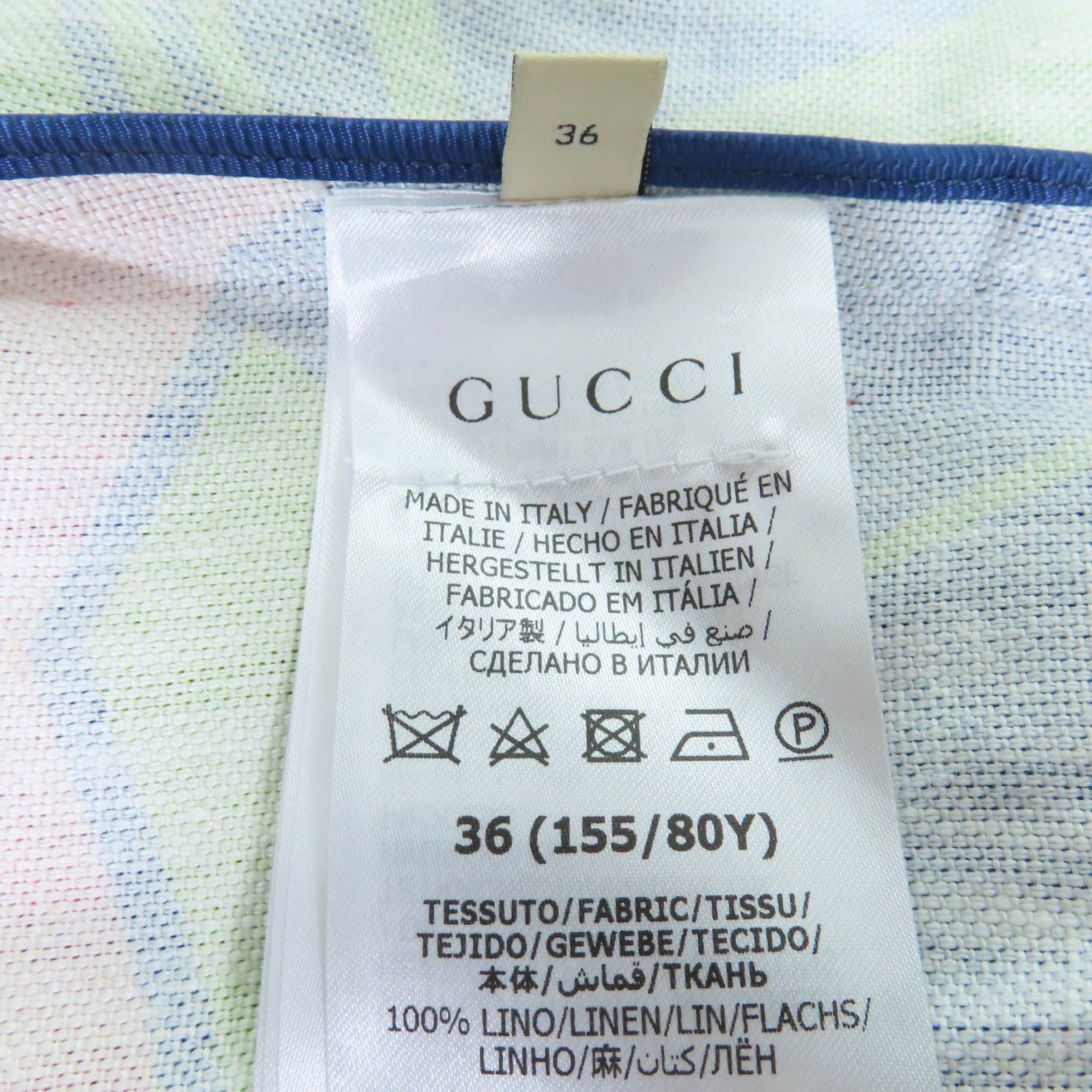 Gucci Gucci Gucci Linen Jacket Cotton Outerwear 746401 DUTY FREE for USA Size ONE SIZE - 8 Thumbnail