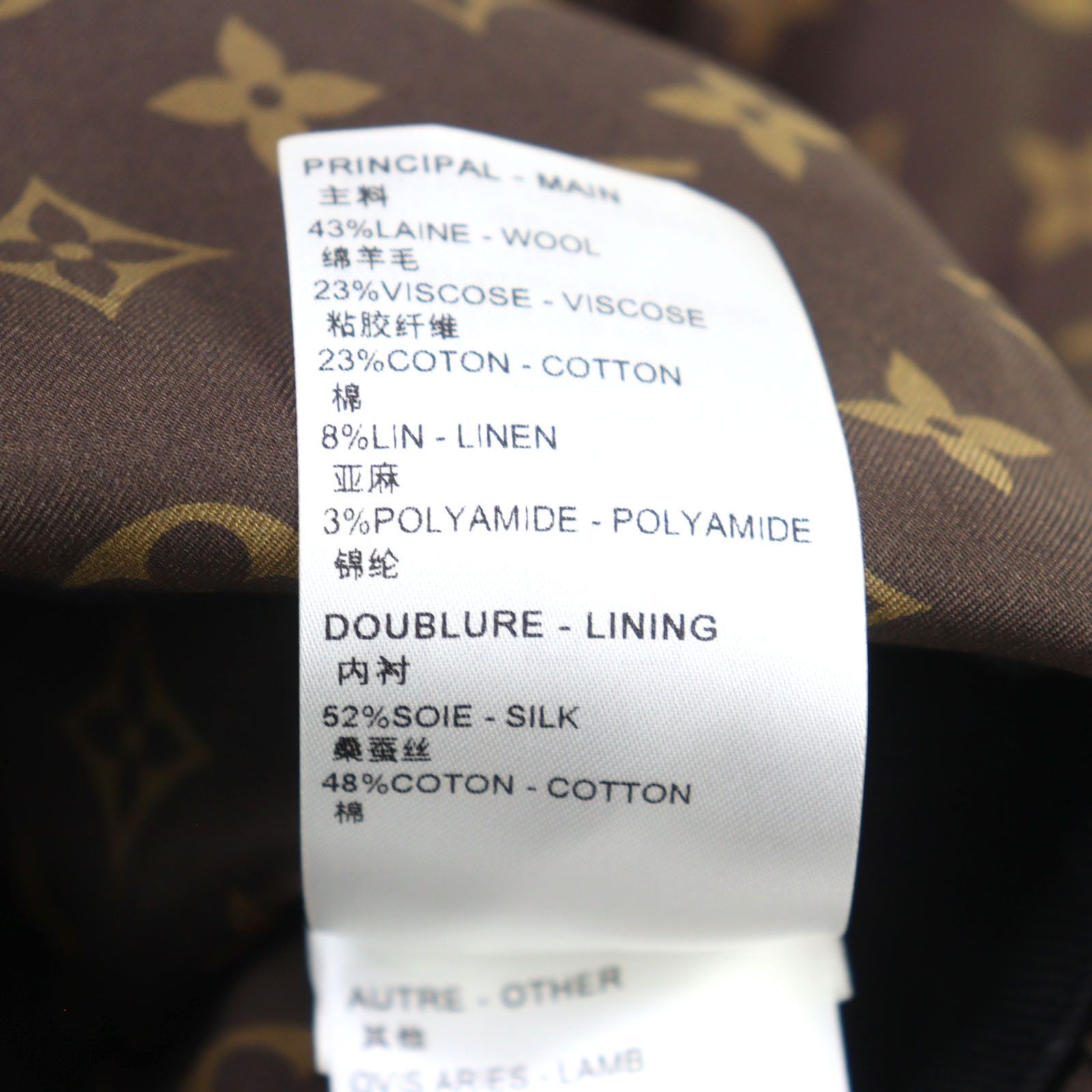 Louis Vuitton Louis Vuitton Louis Vuitton Logo Button Leather Switching Dress Leather Dresses FPDR64 DUTY FREE for USA Size ONE SIZE - 12 Thumbnail
