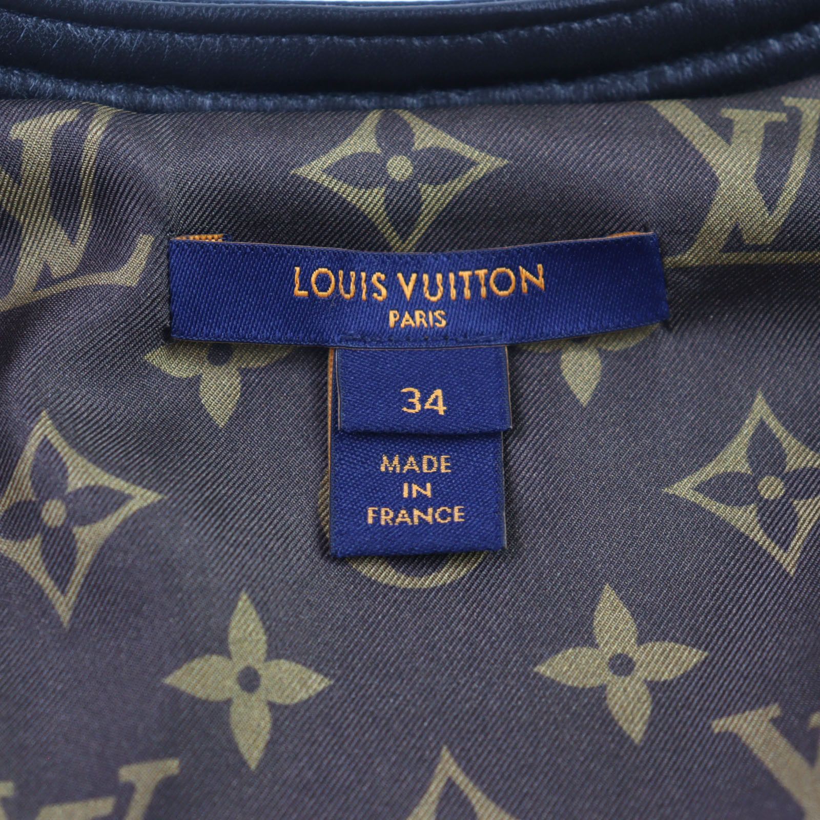 Louis Vuitton Louis Vuitton Louis Vuitton Logo Button Leather Switching Dress Leather Dresses FPDR64 DUTY FREE for USA Size ONE SIZE - 10 Thumbnail