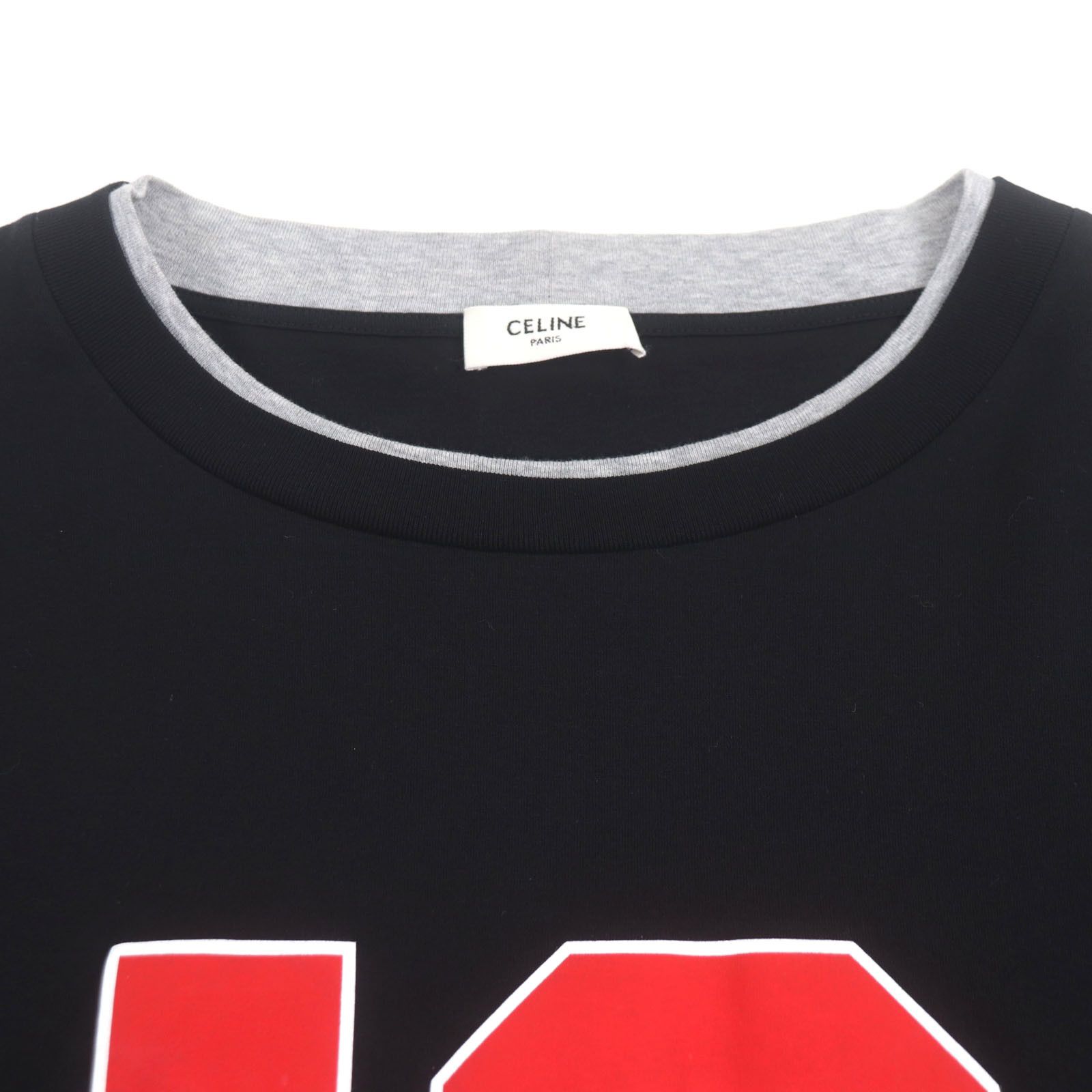 Celine Celine CELINE Skater Cotton Jersey T-shirt Cotton T-Shirts DUTY FREE for USA Size ONE SIZE - 2 Thumbnail