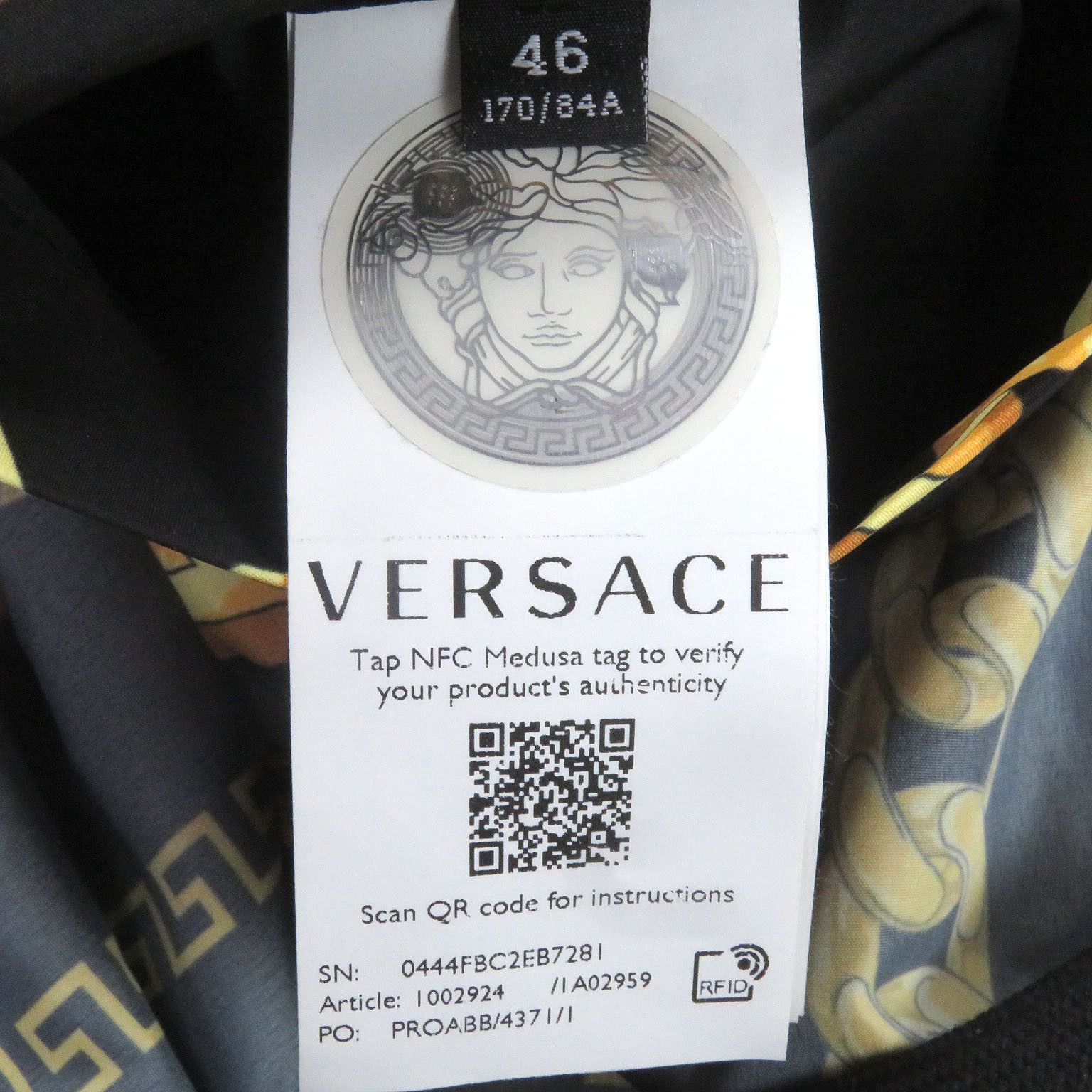 Versace Versace Versace Medusa Chain Blouson Jacket Others Outerwear DUTY FREE for USA Size ONE SIZE - 9 Thumbnail