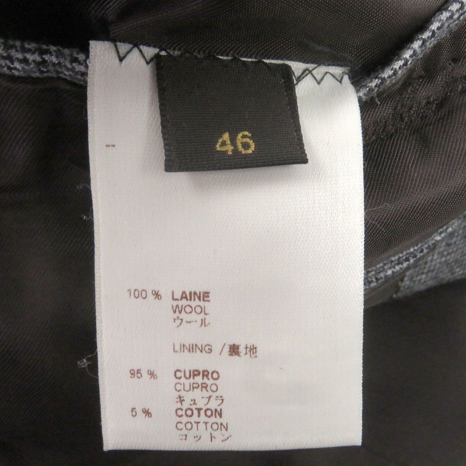 Louis Vuitton Louis Vuitton Louis Vuitton Houndstooth Wool Suit Others Suits DUTY FREE for USA Size ONE SIZE - 11 Thumbnail