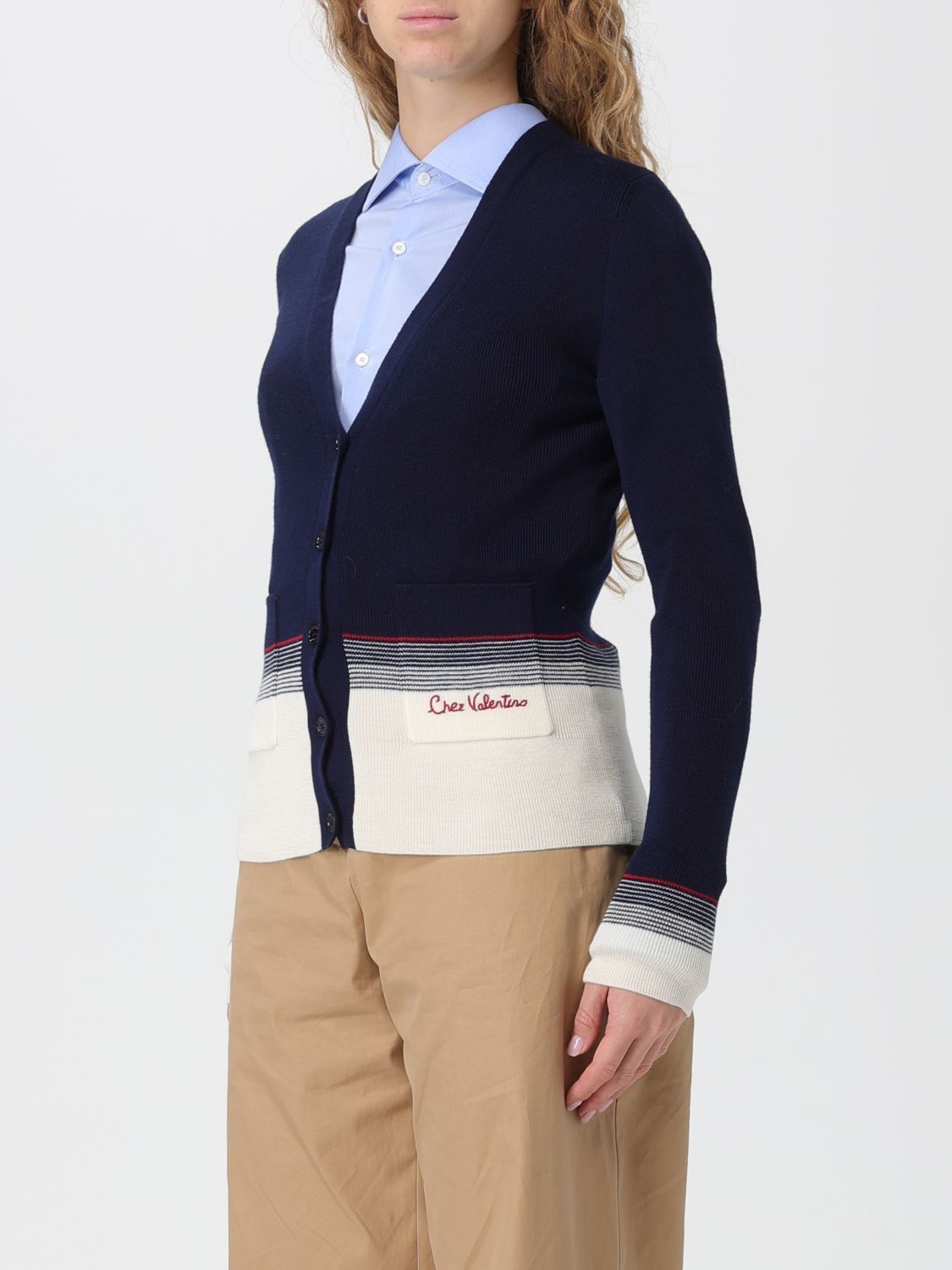 Valentino Valentino Sweater Woman Blue Size M / US 6-8 / IT 42-44 - 4 Thumbnail