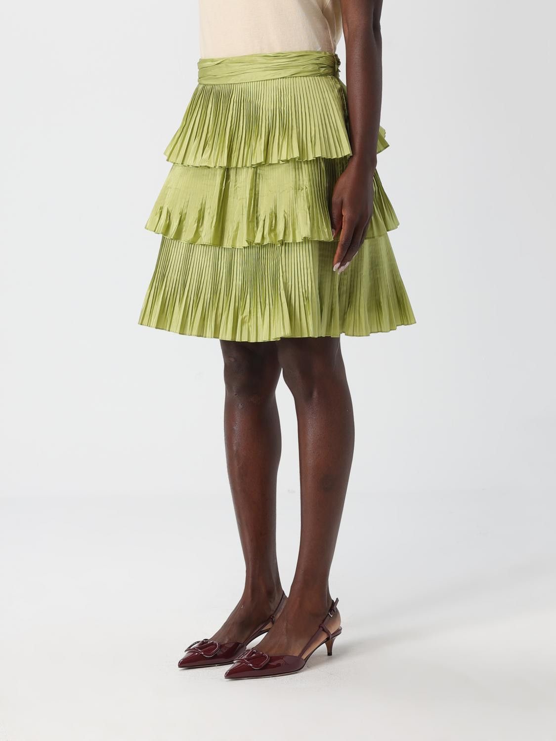 Valentino Valentino Skirt Woman Green Size 28" / US 6 / IT 42 - 4 Thumbnail