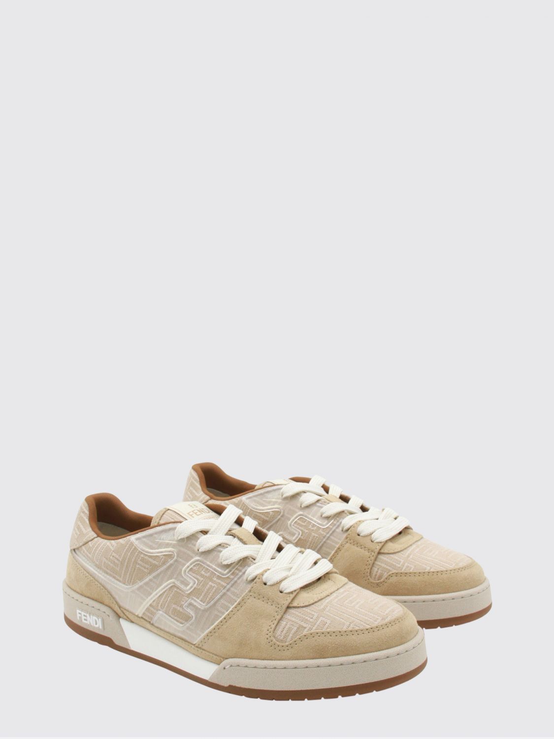 Fendi Fendi Sneakers Men Biscuit Size US 8 / EU 41 - 2 Thumbnail