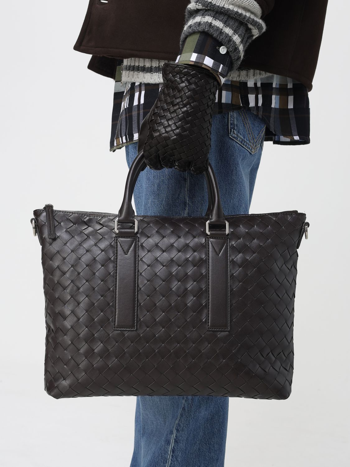 Bottega Veneta Bottega Veneta Gloves Men Dark Size ONE SIZE - 2 Thumbnail