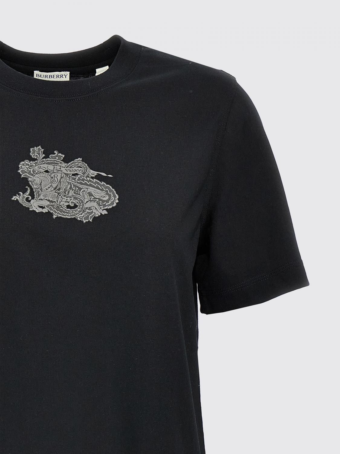 Burberry Burberry T-Shirt Woman Black Size XS / US 0-2 / IT 36-38 - 3 Thumbnail