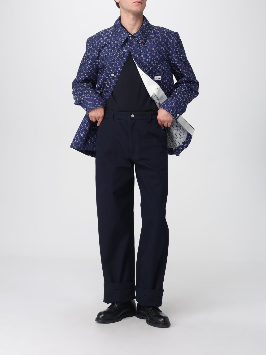 Gucci Gucci Jacket Men Blue Size US M / EU 48-50 / 2 - 2 Thumbnail