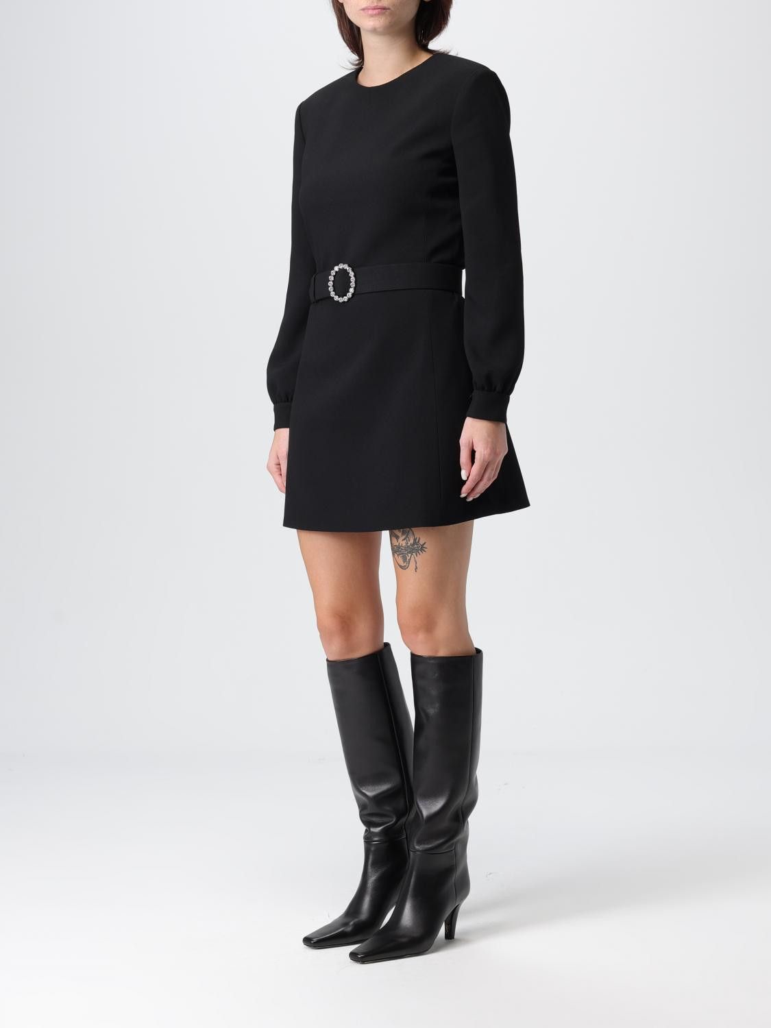 Saint Laurent Paris Saint Laurent Dress Woman Black Size S / US 4 / IT 40 - 4 Thumbnail