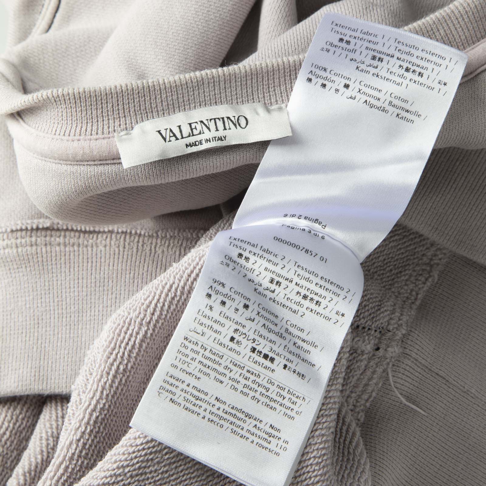 Valentino Grey Graphic Print Sweatshirt Size S / US 4 / IT 40 - 9 Thumbnail