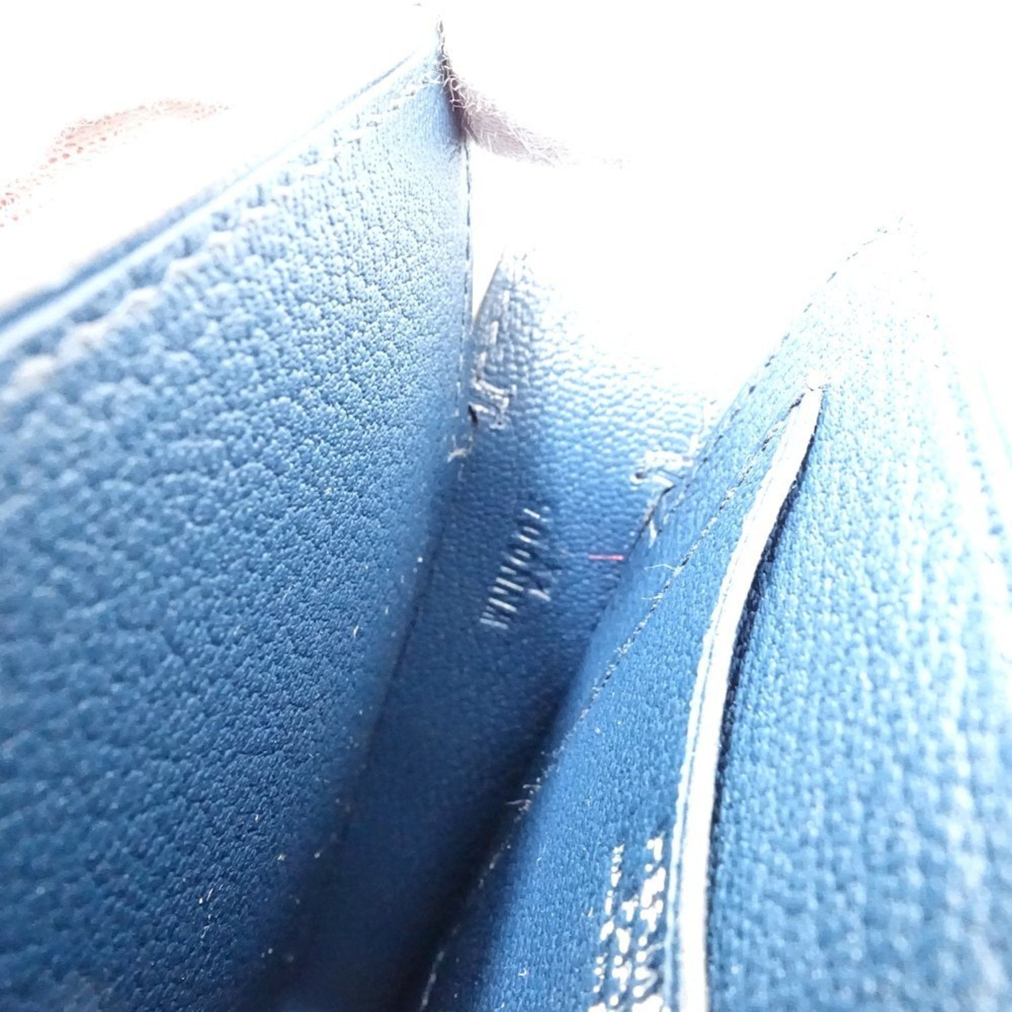 Hermes HERMES Aka Box WNN005 Pochette Shoulder Bag in Leather, Blue de Plus, Women's, 188592 Size ONE SIZE - 9 Thumbnail