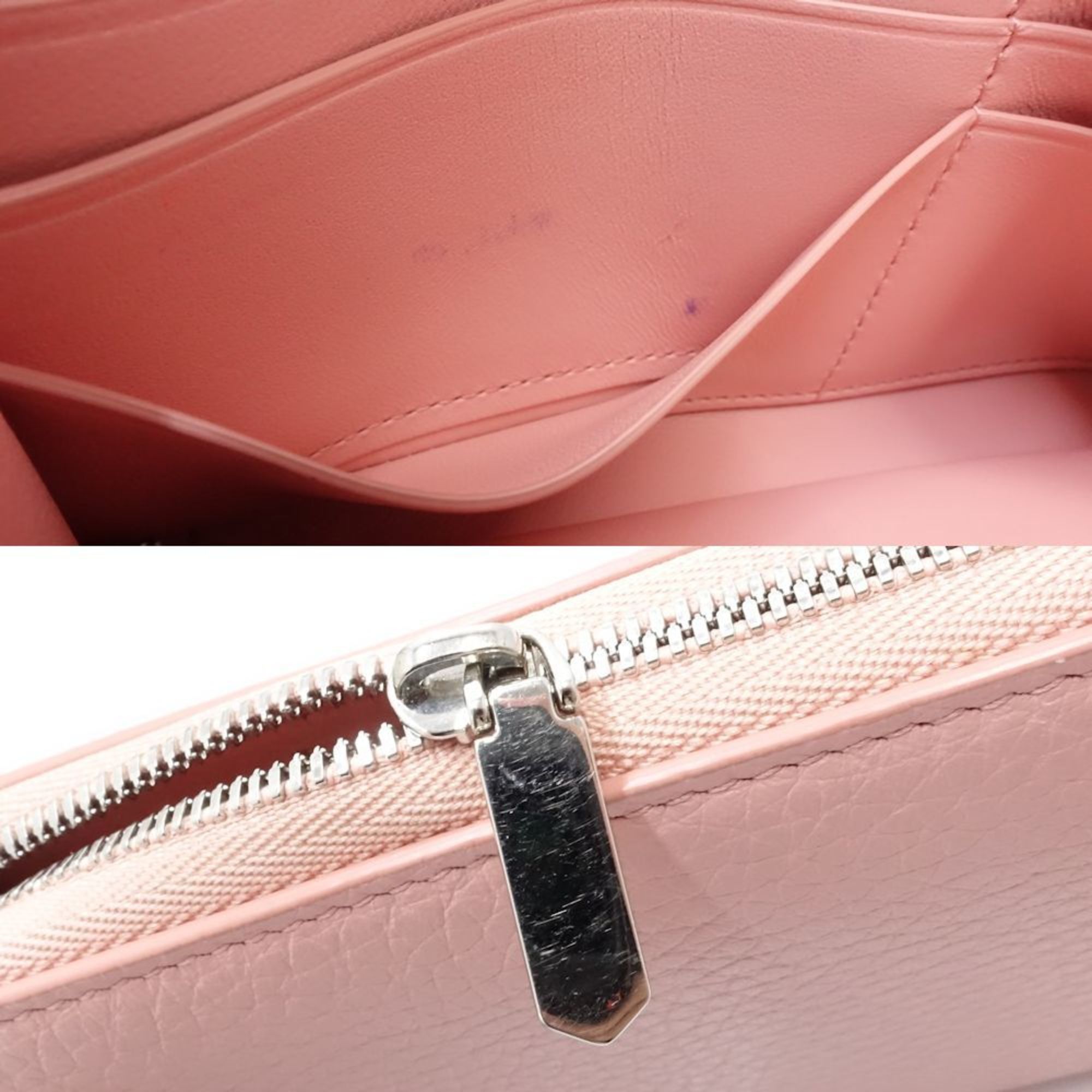 Tiffany & Co. TIFFANY & Co. Round Return to Tiffany Long Wallet, Leather, Pink, Women's, 188597 Size ONE SIZE - 9 Thumbnail