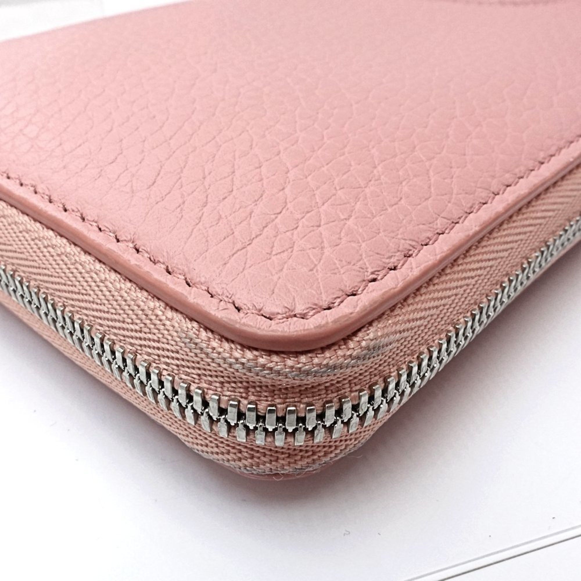 Tiffany & Co. TIFFANY & Co. Round Return to Tiffany Long Wallet, Leather, Pink, Women's, 188597 Size ONE SIZE - 5 Thumbnail