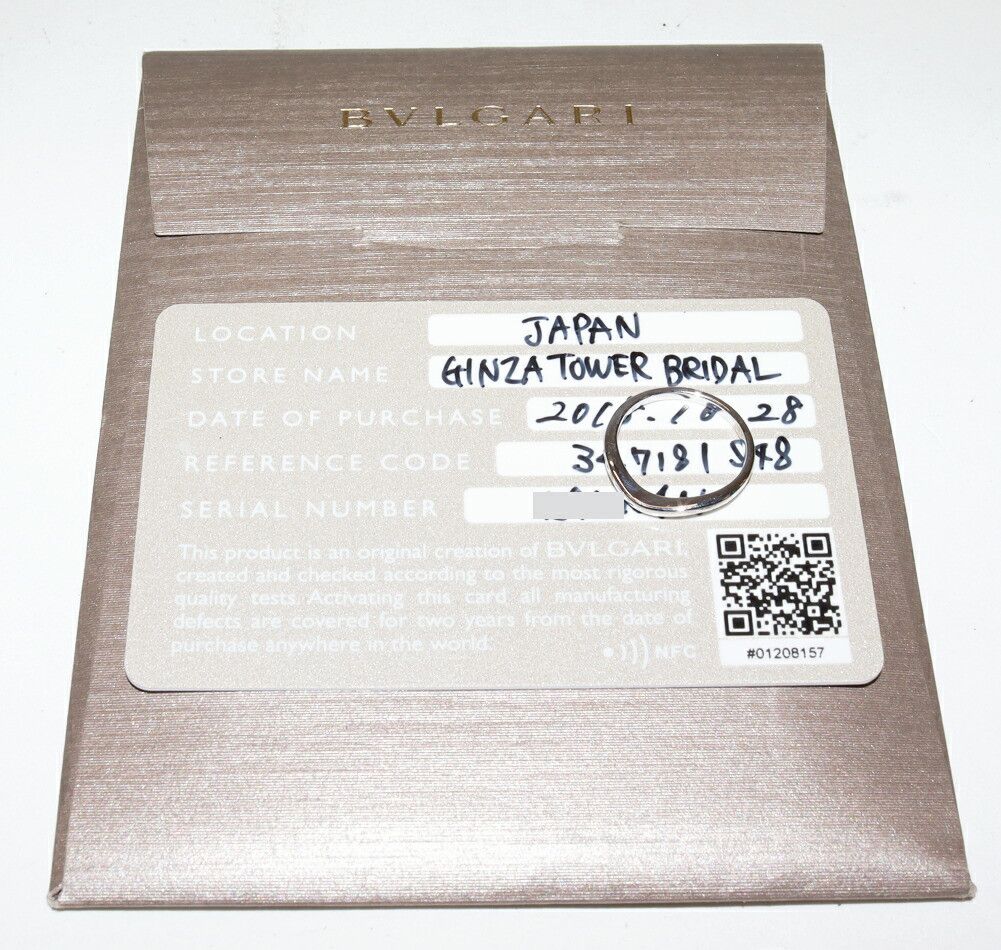 Bvlgari Bvlgari BVLGARI Fedi Pt950 Ring Size 8 Metal Ring AN860162 DUTY FREE for USA Size ONE SIZE - 3 Thumbnail