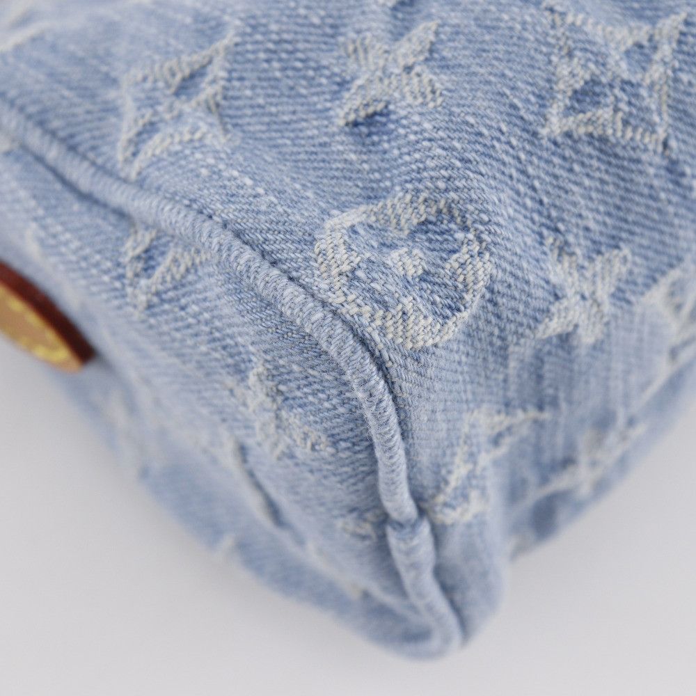 Louis Vuitton Louis Vuitton Louis Vuitton Nano Speedy Monogram 2way Bag Denim Handbag M11212 DUTY FREE for USA Size ONE SIZE - 4 Thumbnail