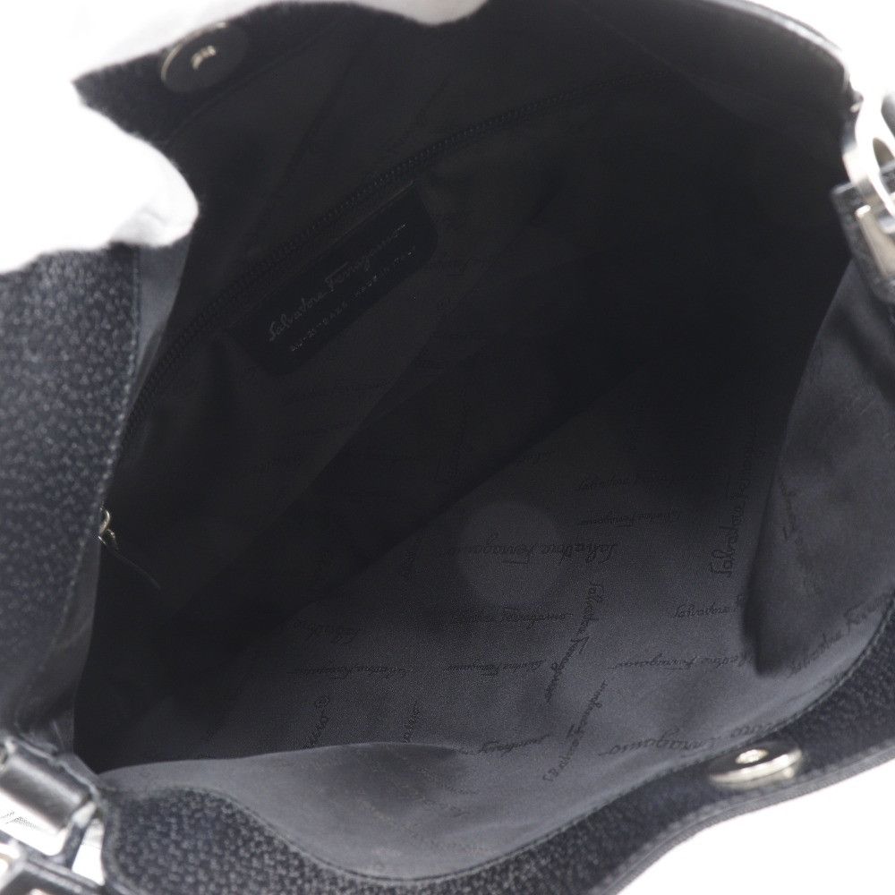 Salvatore Ferragamo Salvatore Ferragamo Salvatore Ferragamo Gancini Nylon Canvas Shoulder Bag Canvas Shoulder Bag AU-21-2426 DUTY FREE for USA Size ONE SIZE - 5 Thumbnail