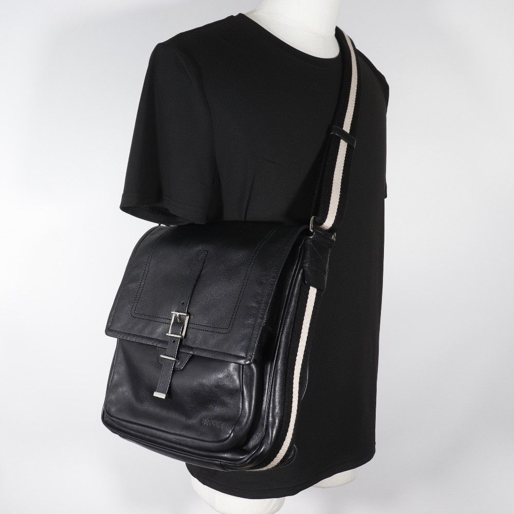 Bally Bally Bally Trainspotting Calf 2way Shoulder Bag Leather Shoulder Bag DUTY FREE for USA Size ONE SIZE - 15 Thumbnail